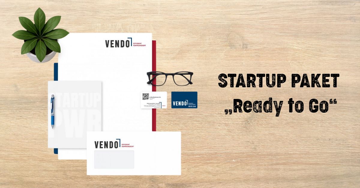 Ready to Go: Das VENDO Startup Paket für Ihren professionellen Auftritt