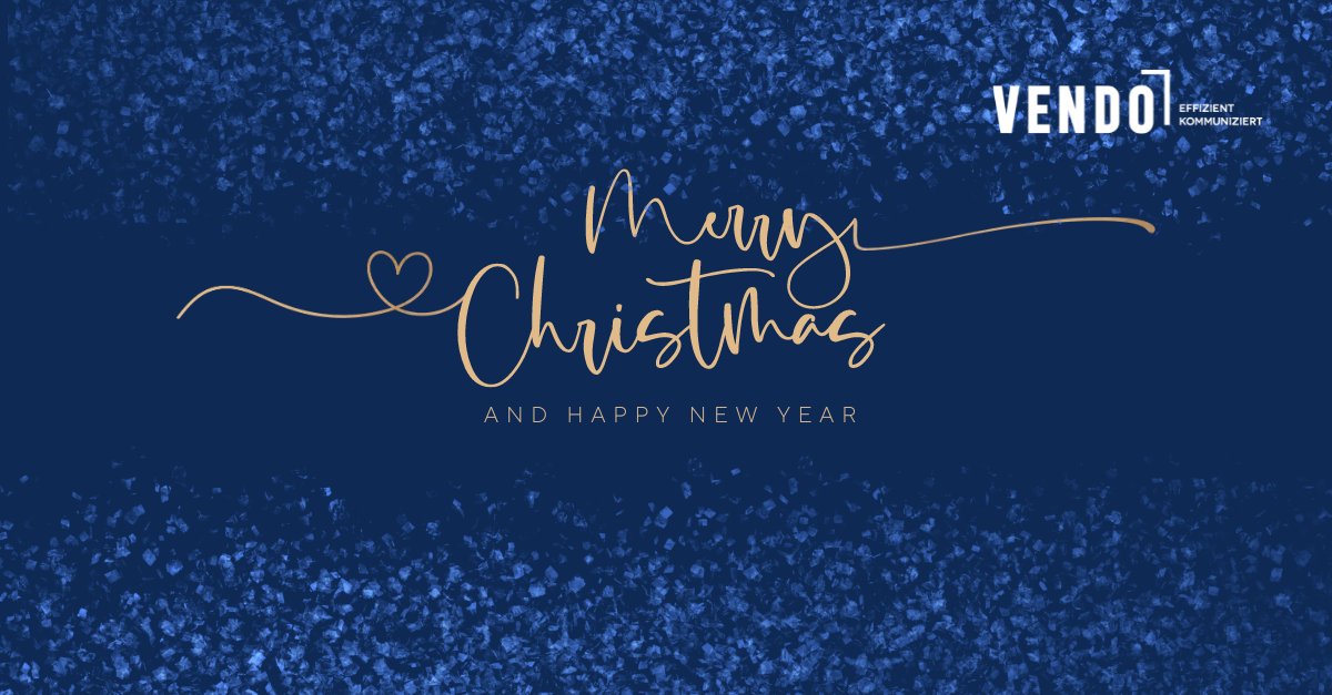 Ihr VENDO-Team wünscht Ihnen frohe Weihnachten & ein erfolgreiches neues Jahr