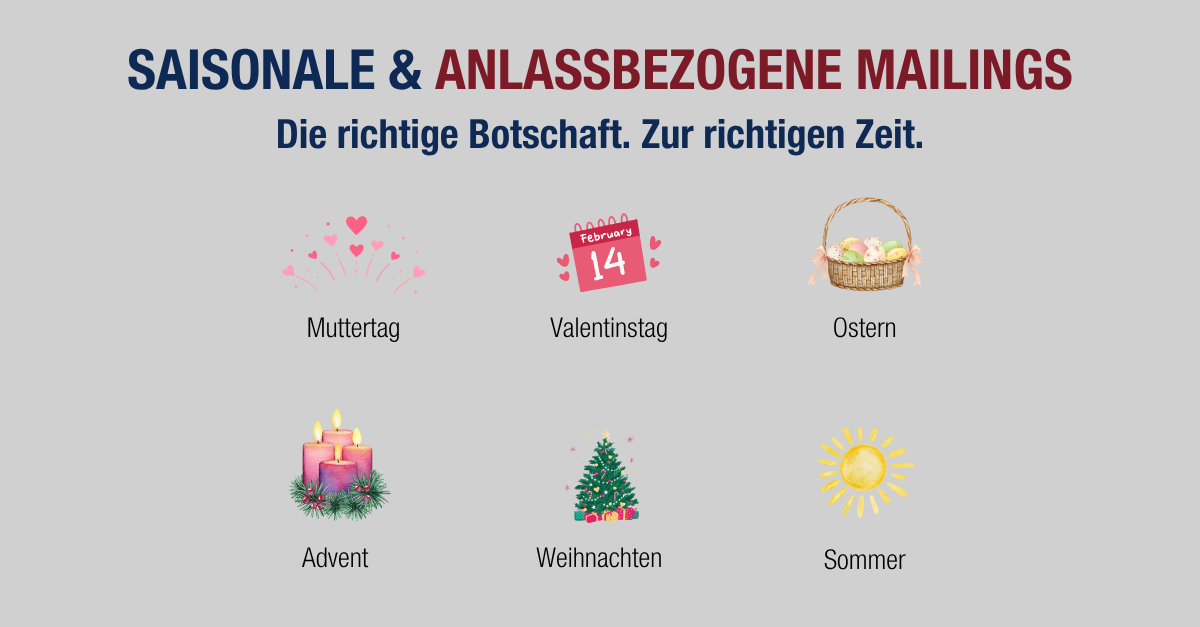 Saisonale Mailings: Timing für mehr Erfolg