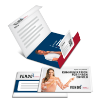 Gutschein-Selfmailer mit gestanztem Gutschein zum Heraustrennen