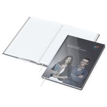 Notizbuch Note-Book Ecken spitz Hardcover individuell bedruckt