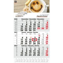 3-Monatskalender Einblatt Primus 3 Post A