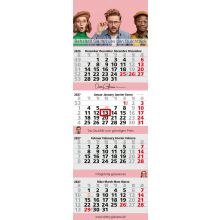 4-Monatskalender Mehrblock Quadro 4 Post