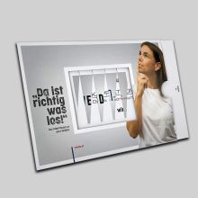 Lamellenkarte mit Bildwechseleffekt Kreative Ansprache Ihrer Zielgruppe