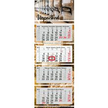 4-Monatskalender Mehrblock Profil 4 RECYCLING