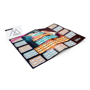 WM-Card RECYCLING Spielplan Fußball-WM 2026 ausfaltbar mit Umschlag