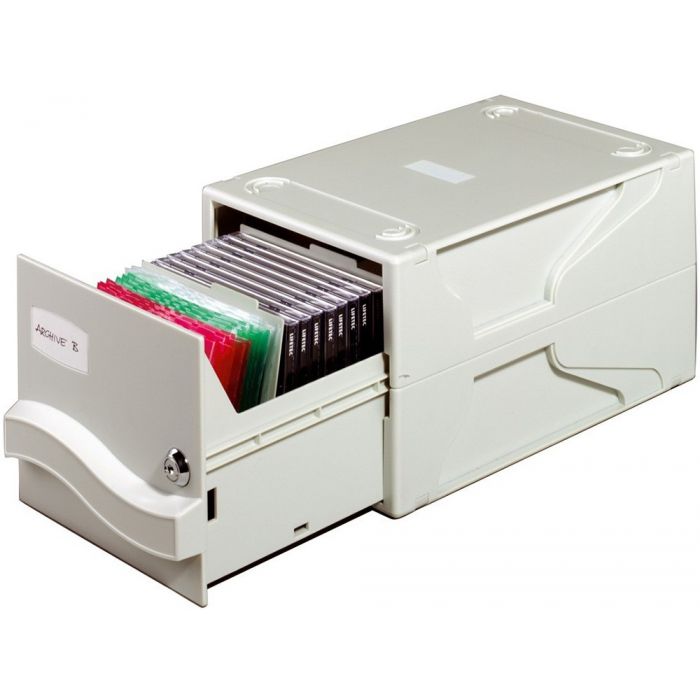 DURABLE Multimedia-Aufbewahrungsbox 5256 grau