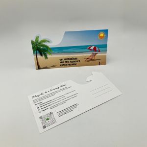 Postkarte mit Stanze