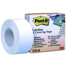POST-IT® Abdeck- und Beschriftungsband 658R 1 Rolle 25,4mm x 17,7m weiß