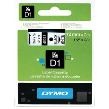 DYMO Standardetiketten D1 12 mm schwarz auf weiß
