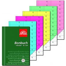 OMEGA Bonbuch 329 A4 2 x  50 Blatt 1000 Abrisse grün
