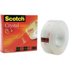SCOTCH Klebeband Crystal 1 Rolle 19 mm x 33 m transparent