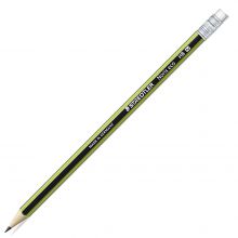 STAEDTLER Bleistift Noris Eco 182 mit Radiergummi HB grün