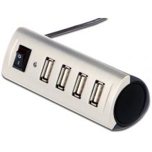 EDNET USB Hub 4-Port silber