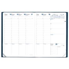 QUO VADIS Kalender-Einlage Prenote A4 1 Woche auf 2 Seiten 2020