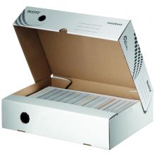 LEITZ Archivbox easyboxx DIN A4 breit 80 mm weiss