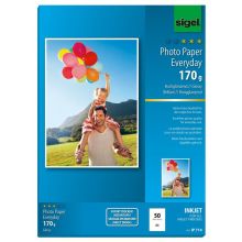 SIGEL Fotopapier IP714 A4 50 Blatt 170 g/m² hochglänzend weiß