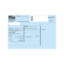 RSa-Etikett RECO maschinenfähig Porto-optimiertes Etikett für RSa Briefe