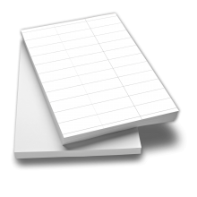 Etikettenpapier A4 zum Bedrucken Aufkleber im Format 70 x 25,4 mm