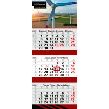 3-Monatskalender Mehrblock Maxi 3 Post