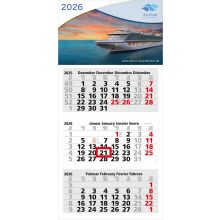 3-Monatskalender Mehrblock Medium Light 3