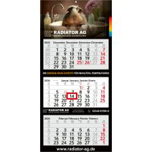 3-Monatskalender Mehrblock Profil 3