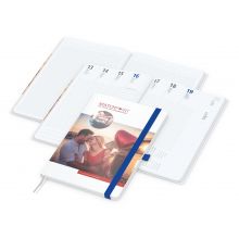 Wochenkalender vorne + Notizen hinten Match-Hybrid Papier-Hardcover