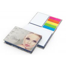 Haftnotiz-Set Prag 100/25 Haftzettel weiß Farbschnitt