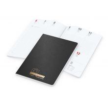 Wochenkalender Prestige-Flexx A5 Naturkarton-Softcover schwarz
