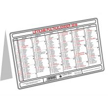 LEYKAM Pultkalender Karton 2020