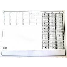 Schreibunterlage mit Kalender 50 Blatt 57 x 42 cm