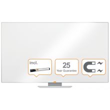 NOBO Whiteboard Widescreen NanoClean™ mit Emailleoberfläche 156 x 88cm (70") weiß