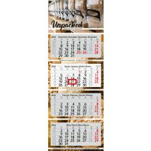 4-Monatskalender Mehrblock Profil 4 RECYCLING