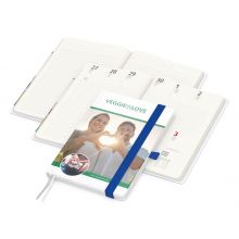 Wochenkalender vorne + Notizen hinten Match-Hybrid RECYCLING Papier-Hardcover A5