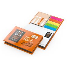 Haftnotiz-Set Prag 100/25 Haftzettel bedruckt Farbschnitt individuell